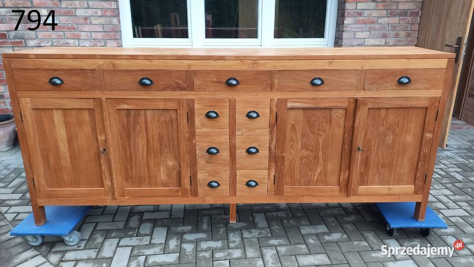 Komoda teak drewniana kolonialna Szafka pod