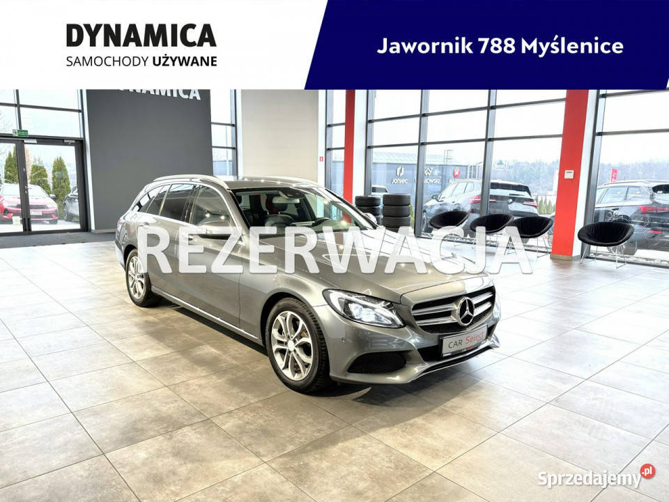 Mercedes C 200 T 20 184 automat 2016 r salon Myślenice sprzedam