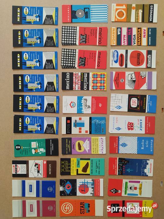 Polskie etykiety zapałczane KSIĄŻECZKOWE śląskie Katowice