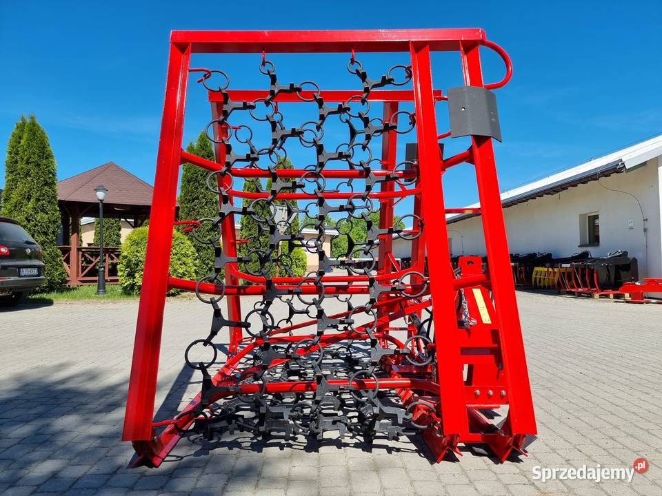 Włóka ŁĄKOWA polowa brona hydrauliczna 3m 4m 5m Jasło
