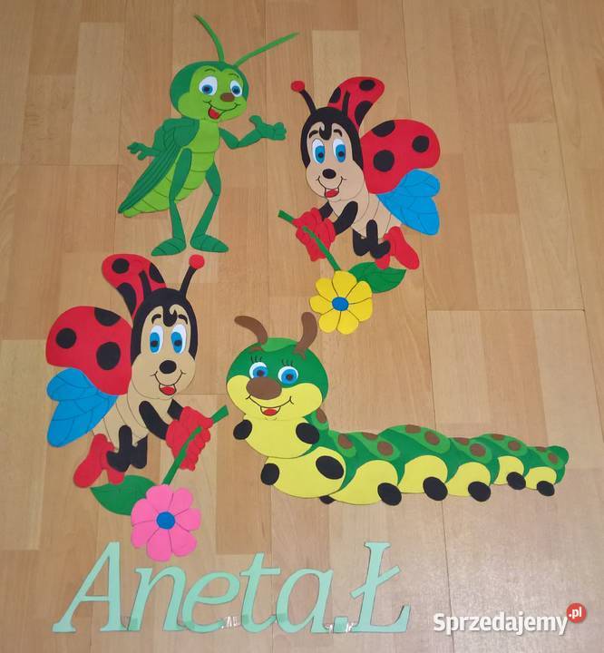 Dekoracje dwustronne okienne o tematyce Ryki