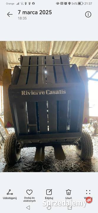 Prasa rolującą Rivierre Casalis Rc125 nieuszkodzony Roszki
