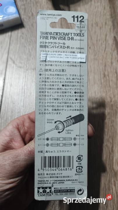 Mini wiertarka ręczna D 0132mm Tamiya Książ Wielkopolski