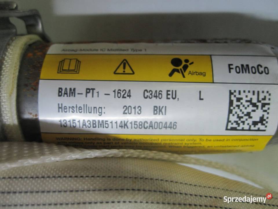 FORD FOCUS MK3 III 13r kurtyna powietrza AIRBAG