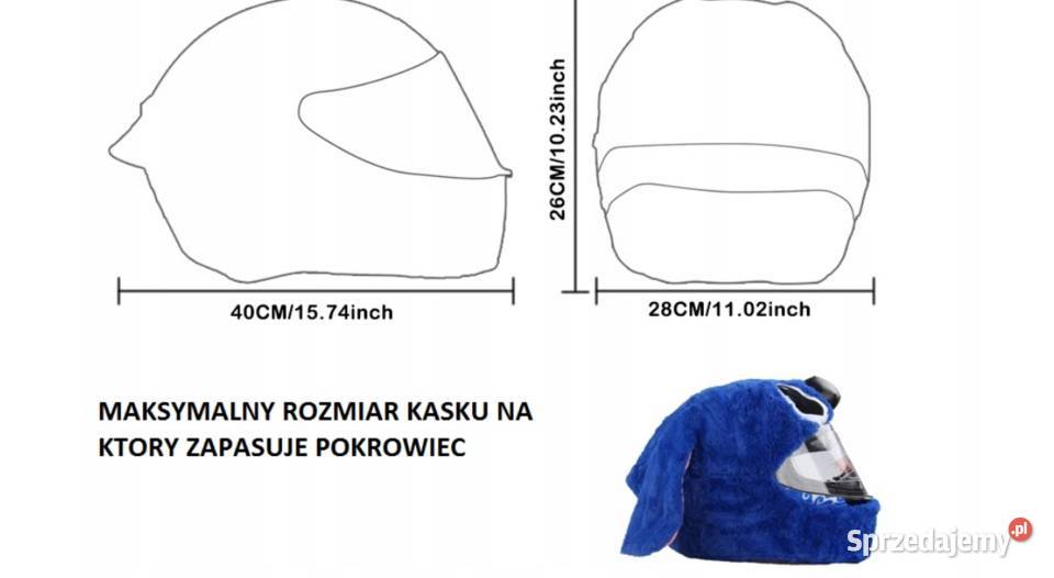 CZAPKA POKROWIEC NAKŁADKA KOLOROWA NA KASK Akcesoria motocyklowe Sosnowiec