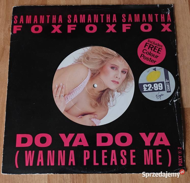 Samantha Fox Do Ya Do Ya 12 Maxi UK EXVG Kraków