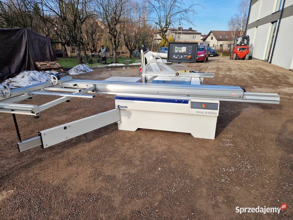Piła Formatowa SCM SI 400 EP PEŁNA ELEKTRYKA Produkcja Kalwaria Zebrzydowska
