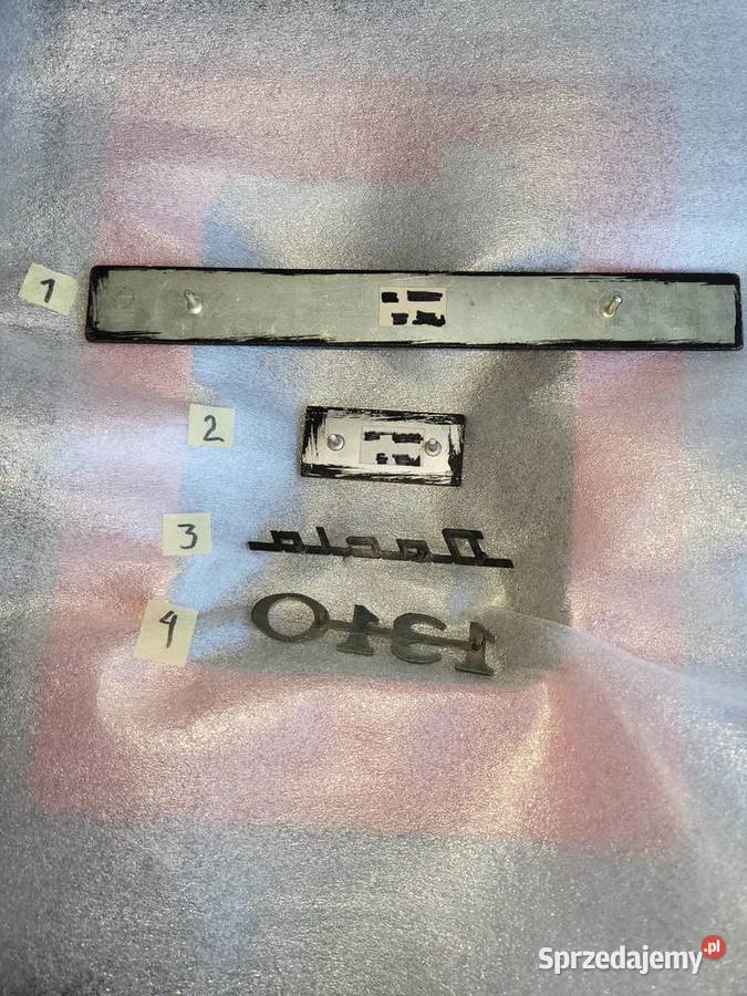 stara Dacia 1300 1310 1410 TX Nowe napisy Emblematy Piaseczno