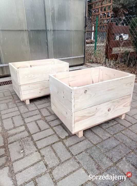Skrzynka drewniana kwietnik Korytko Leszno