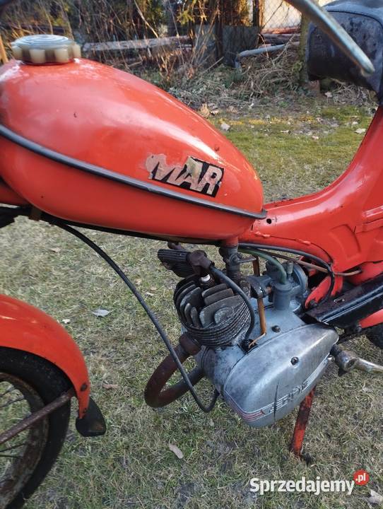 Romet Komar z dokumentami uszkodzony śląskie Knurów sprzedam