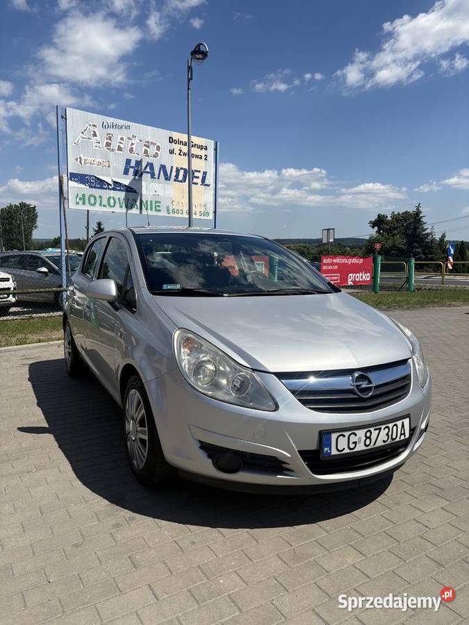 Opel Corsa 12 benzyna 80 klimatyzacja salon światła przeciwmgielne Dolna Grupa