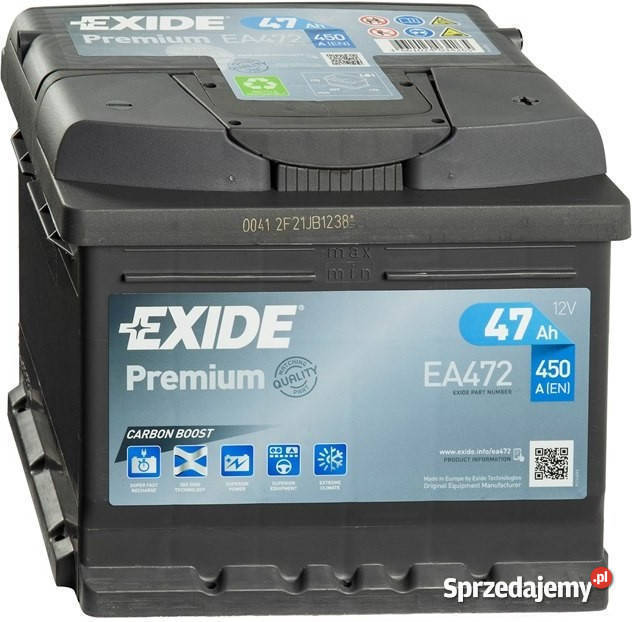 Akumulator 47Ah 450A Exide Premium Specpart Akumulatory mazowieckie Wołomin