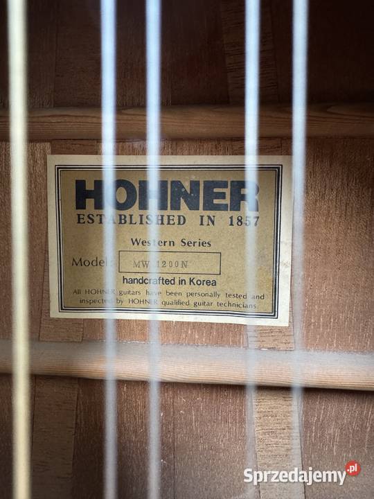 Gitara 12strunowa Hohner MW1200N lata 70 Korea Warszawa