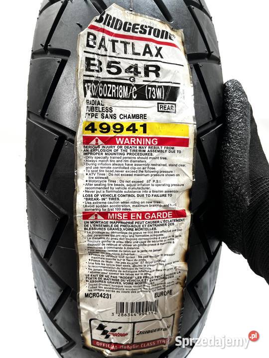 4330 Opona motocyklowa BRIDGESTONE BATTLAX BT54R 60 Łobżenica