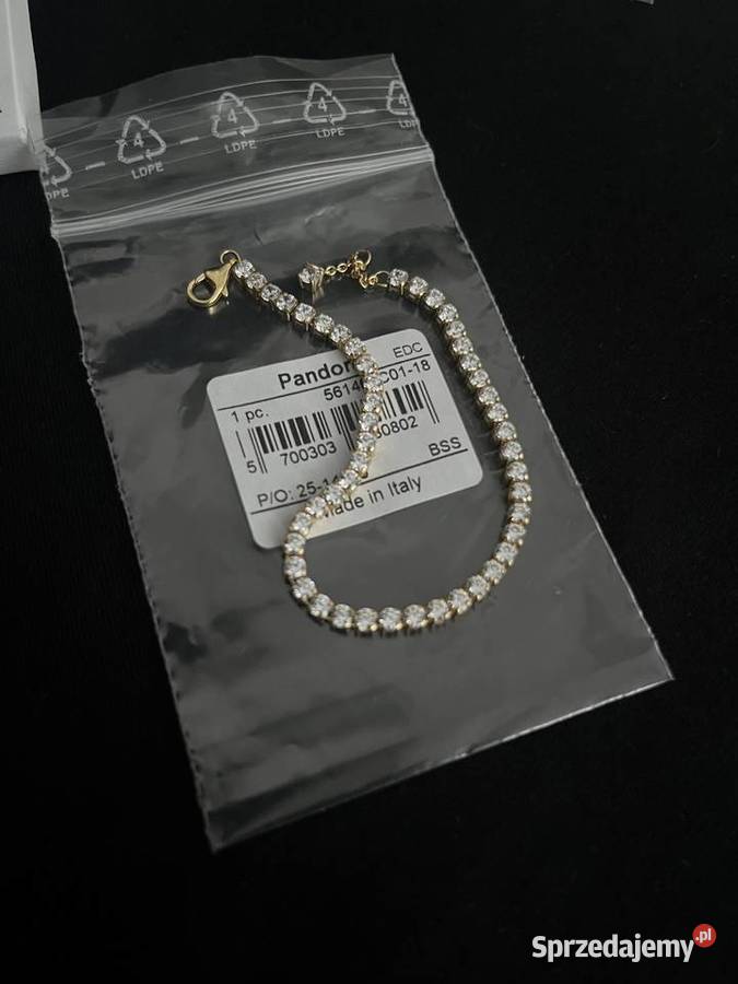bransoletka tennisowa pandora 18