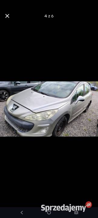 Peugeot 308 16 benzyna na części nieuszkodzony Wólka Rokicka sprzedam