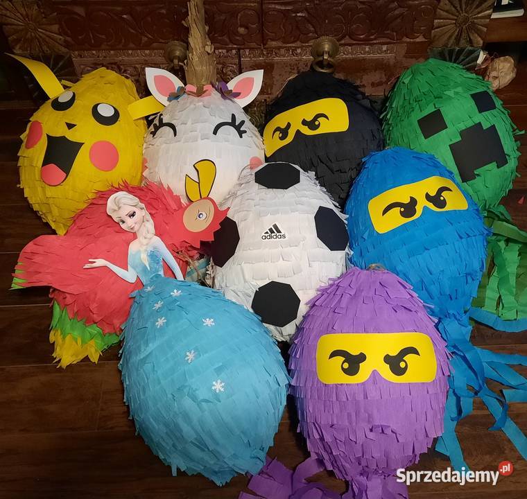 Piniaty duze ślask ninja kot minionki Miki mini Pozostałe Ruda Śląska