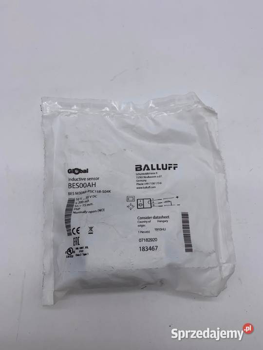 Balluff BES00AH BES M30MIPSC15BS04K Czujnik Warszawa sprzedam