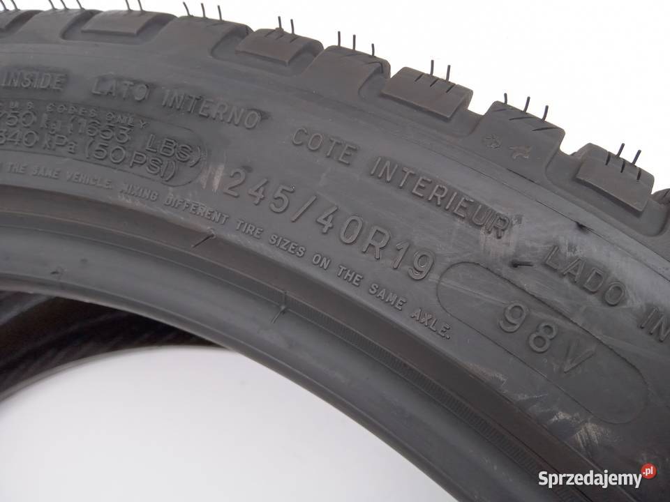 OPONY ZIMOWE 19 MICHELIN PILOT ALPIN 24540 R19 Nowy Tomyśl sprzedam