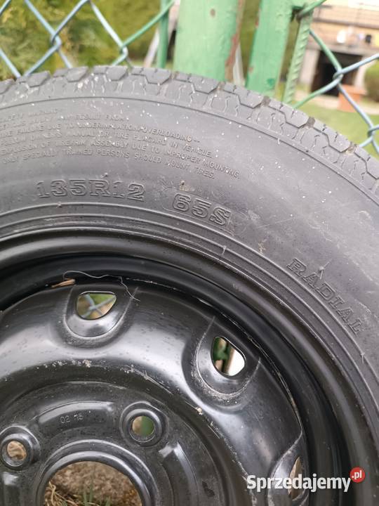 opona całoroczna 135x12 koło Bolesławiec