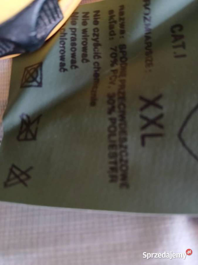 Spodnie przeciwdeszczowe ogrodniczki wytrzymałe kujawsko-pomorskie Ciechocinek