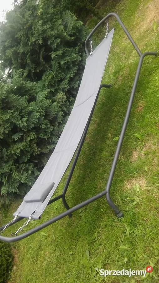Hamakleżak ogrodowy z stelażem Goniądz sprzedam