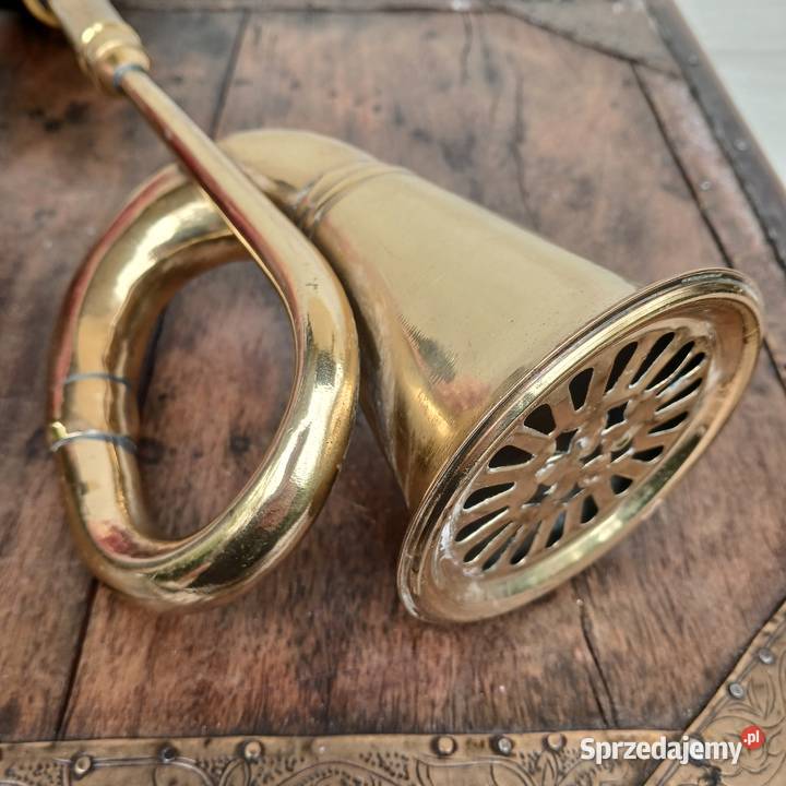 Stara mosiężna trąbka klakson samochodowy Warszawa sprzedam