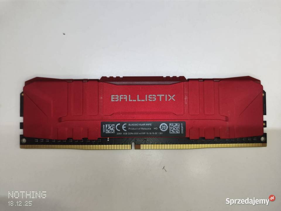 Ballistix RAM DDR4 8GB wielkopolskie Swarzędz