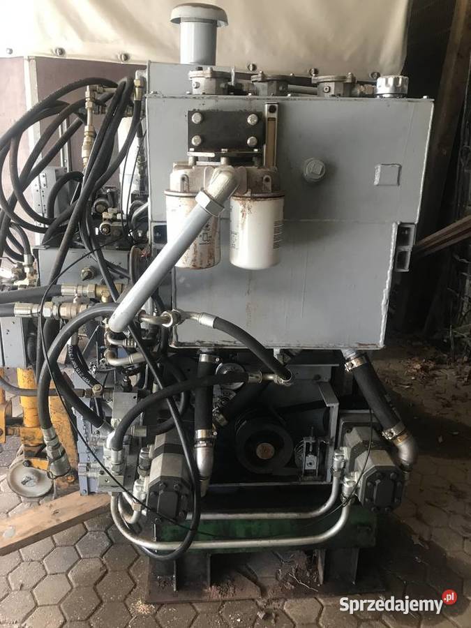 Zestaw piło łuparka agregat hydrauliczny i