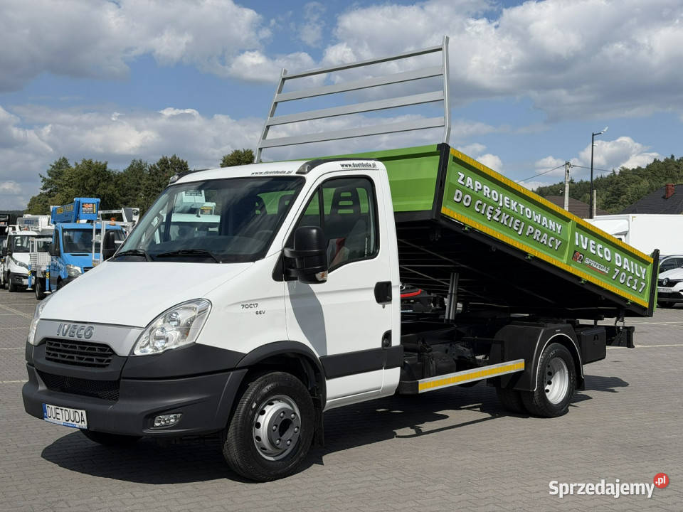 Iveco Daily 70C17 Wywrotka 3stronna z Przystawki pierwszy właściciel Widełki