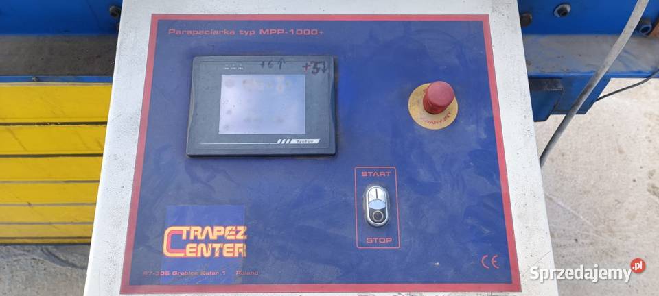 MASZYNA DO PARAPETÓW PRODUKCJI parapeciarka Produkcja