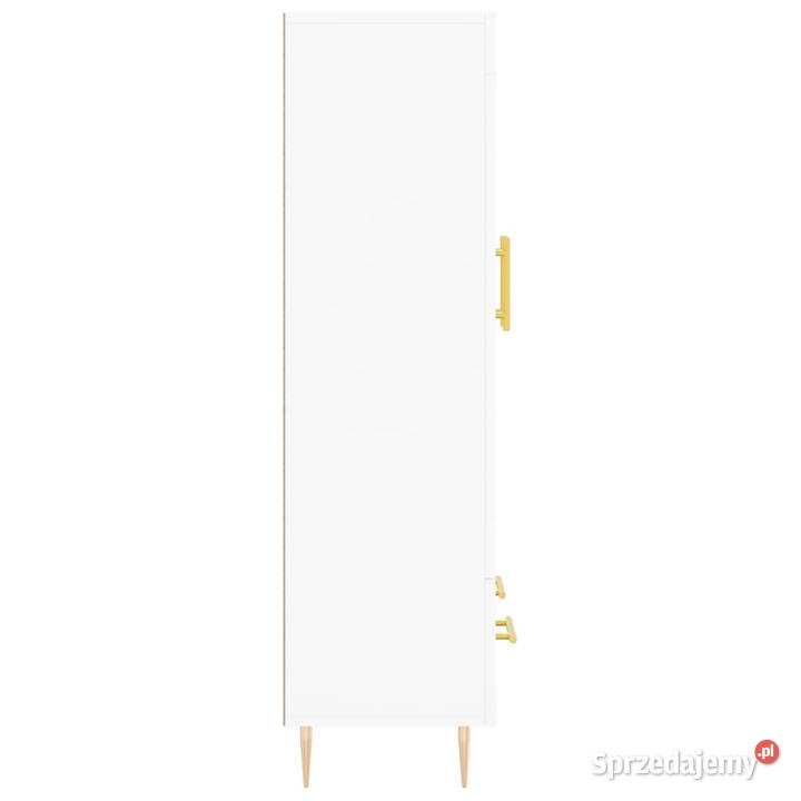 Wysoka szafka biała 695x31x115 materiał Warszawa