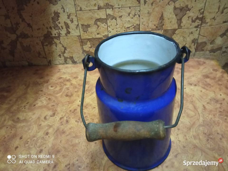 Stara Bańka na mleko z 80 lat dolnośląskie