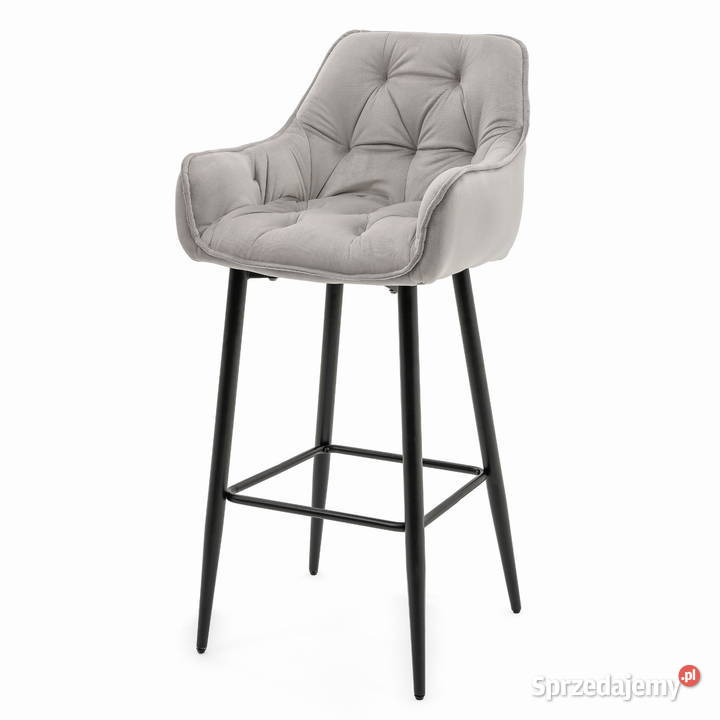 Jasnoszary Hoker Tapicerowany Siena Wysyłka 24H Tarchały Małe