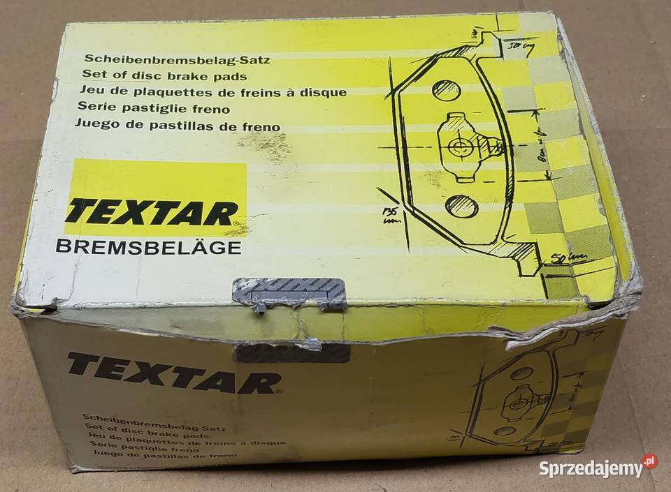 KLOCKI HAMULCOWE PRZÓD SEAT IBIZA II VW GOLF III Układ hamulcowy