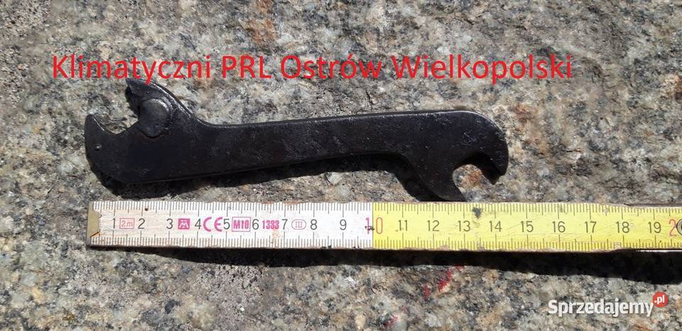 Stary zabytkowy klucz rowerowy samochodowy 14 15 wielkopolskie Ostrów Wielkopolski