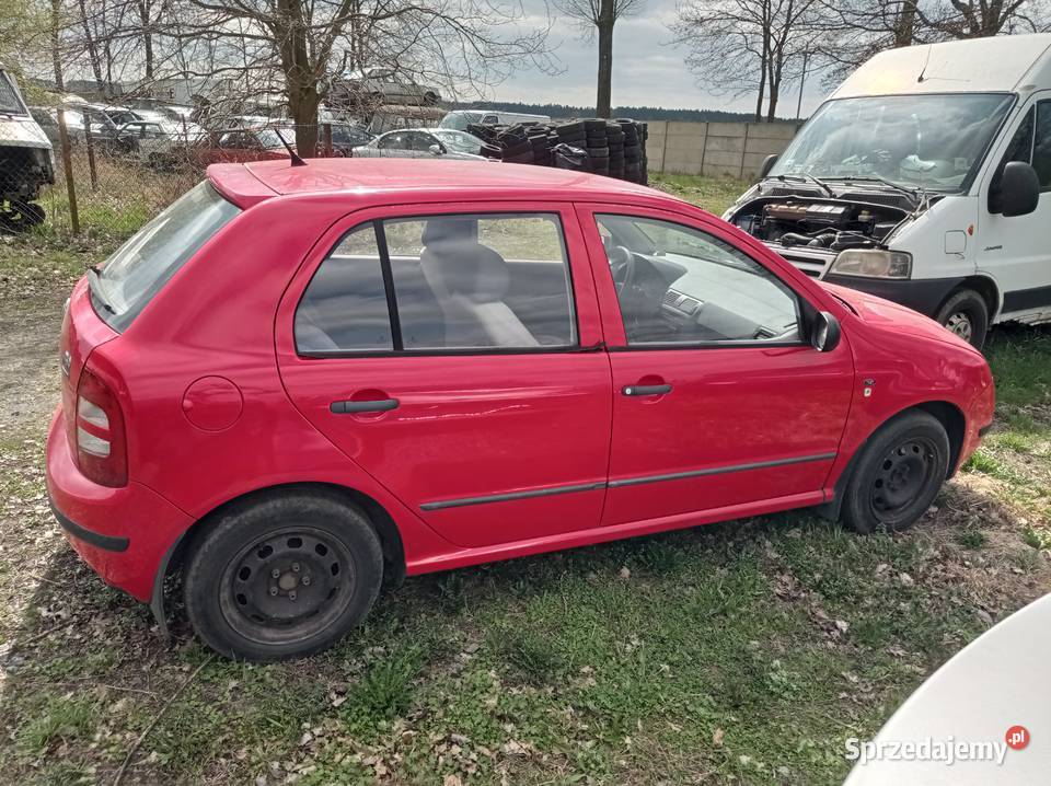 Skoda Fabia 14 MPi 50 kW 2001 r dawca części Szklarka Myślniewska