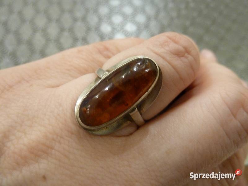 Srebrny z bursztynem Fischland 835 Radom