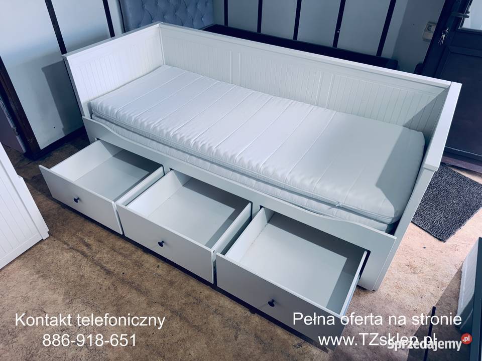 IKEA HEMNES Łóżko Leżanka z 3 szufladami 2 Rybnik