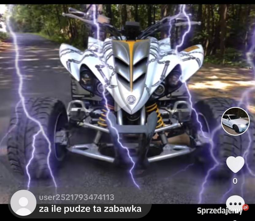 Yamaha Raptor homologacja kat B robi wrażenie 350cm3 Mysłowice