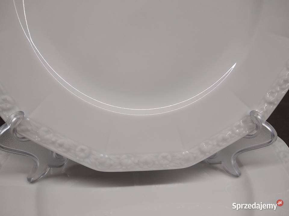 Rosenthal Maria Biała talerze płytkie 4 Kalisz