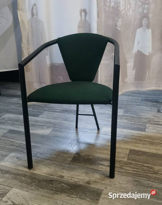 Krzesło tapicerowane o metalowej konstrukcji Szczecin