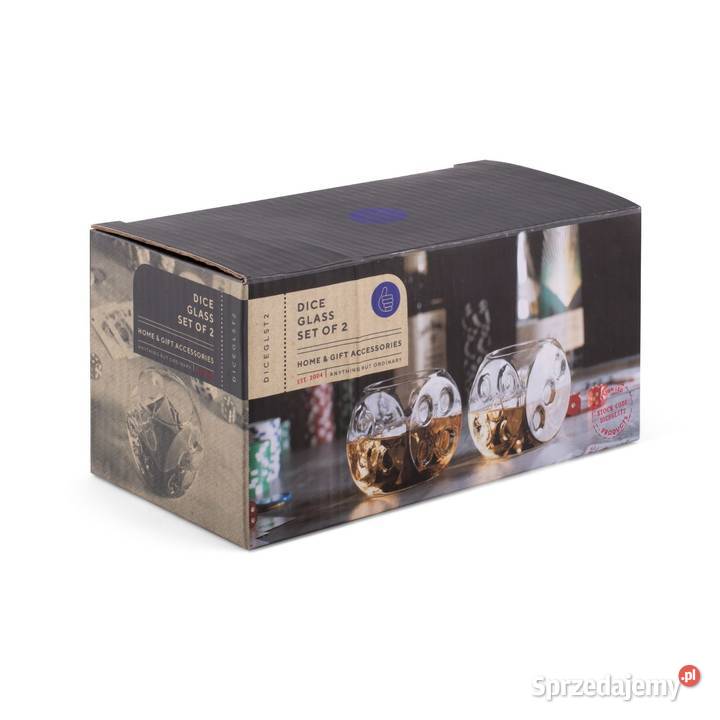 Zestaw Szklanek Dice Glass Kości do gry Wieliczka sprzedam