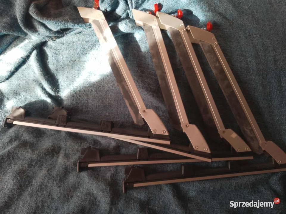 Bagażnik narciarski na dach 4 sztuki 1 kluczyk osobowe