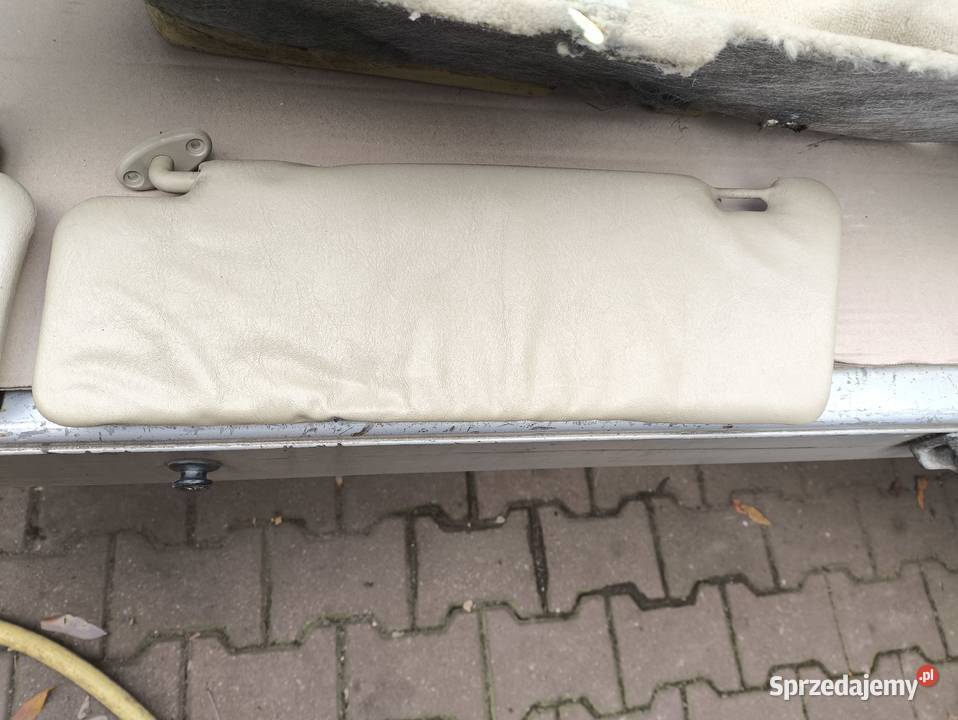 Mercedes W124 daszki przeciwsłoneczne kremowe Wyposażenie wnętrza Skarżysko-Kamienna