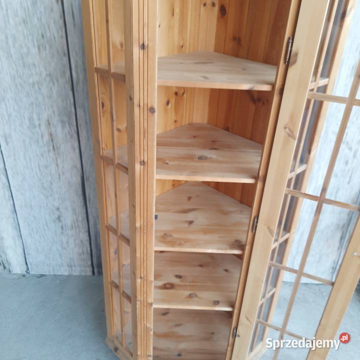 witryna narożnikowa sosnowa 647 Byczyna