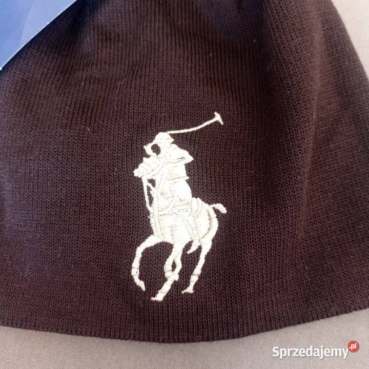 Brązowa czapka Ralph Lauren nowa Lubartów sprzedam