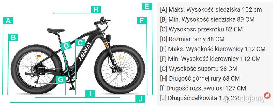 NOWOŚĆ Fafrees F26 Carbon M 26x48 1000W 225Ah