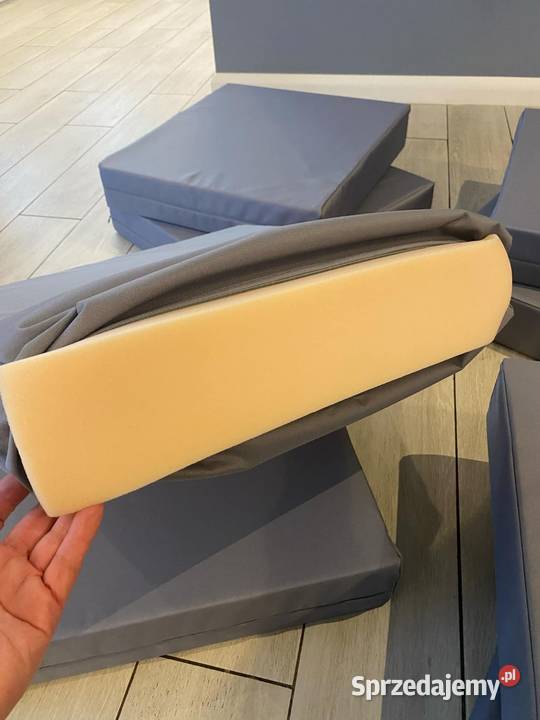 Zestaw poduch ogrodowych szary