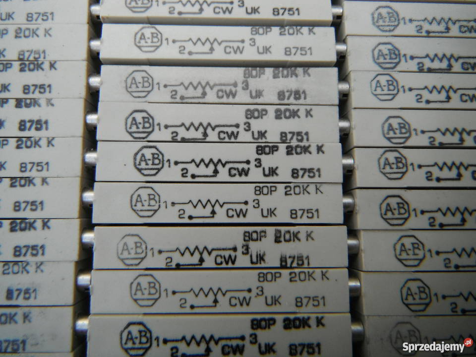 Potencjometr precyzyjny 20K montażowy Części i akcesoria Barak
